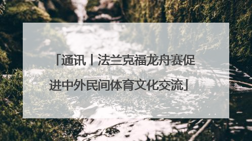 通讯丨法兰克福龙舟赛促进中外民间体育文化交流