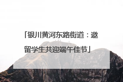 银川黄河东路街道：邀留学生共迎端午佳节