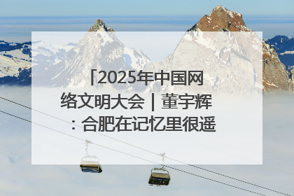 2025年中国网络文明大会｜董宇辉：合肥在记忆里很遥远也很亲切